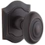 Baldwin Pair of Bethpage Estate Door Knobs without Rosettes Locking/Latching Mechanism Purchased Separately Venetian Bronze
