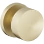 Baldwin Minneapolis Non-Turning One-Sided Dummy Door Knob with 5046 Rose from the Estate Collection Lifetime Satin Brass