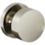Baldwin Minneapolis Privacy Door Knob Set with 5146 Rose from the Estate Collection Lifetime Polished Nickel