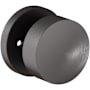 Baldwin Minneapolis Privacy Door Knob Set with 5146 Rose from the Estate Collection Lifetime Graphite Nickel