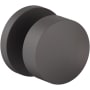 Baldwin Minneapolis Non-Turning One-Sided Dummy Door Knob with 5046 Rose from the Estate Collection Oil-Rubbed Bronze