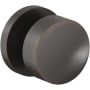 Baldwin Minneapolis Non-Turning One-Sided Dummy Door Knob with 5046 Rose from the Estate Collection Venetian Bronze