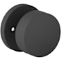 Baldwin Minneapolis Privacy Door Knob Set with 5146 Rose from the Estate Collection Satin Black