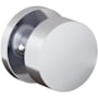 Baldwin Minneapolis Privacy Door Knob Set with 5146 Rose from the Estate Collection Polished Chrome