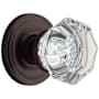 Baldwin 5080 Privacy Door Knob Set with 5048 Rose from the Estate Collection Venetian Bronze