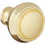 Baldwin Nashville 2" Single Door Knob Handle Only from the Estate Collection without Rosettes Locking/Latching Mechanism Purchased Separately Lifetime Polished Brass