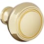 Baldwin Nashville 2" Single Door Knob Handle Only from the Estate Collection without Rosettes Locking/Latching Mechanism Purchased Separately Non-Lacquered Brass