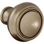 Baldwin Nashville 2" Door Knob Handles Only from the Estate Collection Satin Brass and Black