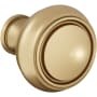 Baldwin Nashville 2" Door Knob Handles Only from the Estate Collection Satin Brass and Brown