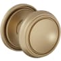Baldwin Nashville Passage Door Knob Set with 5070 Rose from the Estate Collection Vintage Brass
