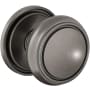 Baldwin Nashville Passage Door Knob Set with 5070 Rose from the Estate Collection Lifetime Graphite Nickel