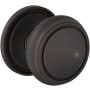 Baldwin Nashville Passage Door Knob Set with 5070 Rose from the Estate Collection Venetian Bronze