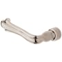 Baldwin Single Left Hand Estate Lever without Rosette Locking/Latching Mechanism Purchased Separately
 Lifetime Polished Nickel