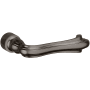Baldwin Single Left Hand Estate Lever Minus Rosettes Lifetime Graphite Nickel