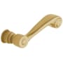 Baldwin Single Right Hand Estate Lever Without Rosette Locking/Latching Mechanism Purchased Separately Lifetime PVD Satin Brass