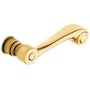 Baldwin Single Right Hand Estate Lever Without Rosette Locking/Latching Mechanism Purchased Separately Non-Lacquered Brass