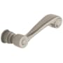 Baldwin Pair of Estate Levers without Rosettes Locking/Latching Mechanism Purchased Separately Lifetime Satin Nickel