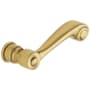 Baldwin Single Right Hand Estate Lever Without Rosette Locking/Latching Mechanism Purchased Separately Satin Brass and Brown