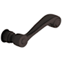 Baldwin Pair of Estate Levers without Rosettes Locking/Latching Mechanism Purchased Separately Oil Rubbed Bronze
