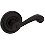 Baldwin 5103 Privacy Door Lever Set with 5048 Rose from the Estate Collection Oil Rubbed Bronze
