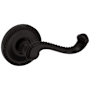 Baldwin 5104 Non-Turning Two-Sided Dummy Door Lever Set with 5004 Rose from the Estate Collection Oil Rubbed Bronze