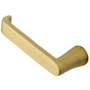 Baldwin Single Left Hand Estate Lever Without Rosette Locking/Latching Mechanism Purchased Separately Lifetime PVD Satin Brass