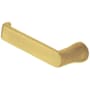 Baldwin Single Left Hand Estate Lever Without Rosette Locking/Latching Mechanism Purchased Separately Satin Brass and Brown