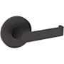 Baldwin 5105 Passage Door Lever Set with 5046 Rose from the Estate Collection Venetian Bronze