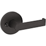 Baldwin 5105 Privacy Door Lever Set with 5046 Rose from the Estate Collection Venetian Bronze