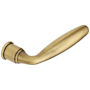Baldwin Single Right Hand Estate Lever Without Rosette Locking/Latching Mechanism Purchased Separately Satin Brass and Brown