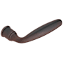 Baldwin Single Right Hand Estate Lever Without Rosette Locking/Latching Mechanism Purchased Separately Venetian Bronze