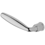 Baldwin Single Left Hand Estate Lever Without Rosette Locking/Latching Mechanism Purchased Separately Polished Chrome
