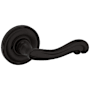 Baldwin 5108 Privacy Door Lever Set with 5048 Rose from the Estate Collection Oil Rubbed Bronze