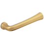 Baldwin Single Right Hand Estate Lever Without Rosette Locking/Latching Mechanism Purchased Separately Satin Brass and Brown