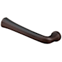 Baldwin Single Left Hand Estate Lever Without Rosette Locking/Latching Mechanism Purchased Separately Venetian Bronze
