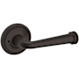 Baldwin 5116 Privacy Door Lever Set with 5070 Rose from the Estate Collection Venetian Bronze