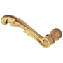 Baldwin Single Left Hand Estate Lever without Rosettes Locking/Latching Mechanism Purchased Separately Vintage Brass