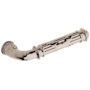 Baldwin Pair of Estate Levers without Rosettes Locking/Latching Mechanism Purchased Separately Lifetime Polished Nickel