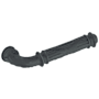 Baldwin Pair of Estate Levers without Rosettes Locking/Latching Mechanism Purchased Separately Satin Black