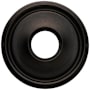 Baldwin 5123 Privacy Rosette Only from the Estate Collection - Single Distressed Oil Rubbed Bronze