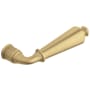 Baldwin Single Right Hand Estate Lever Without Rosettes Locking/Latching Mechanism Purchased Separately Lifetime PVD Satin Brass