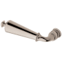 Baldwin Single Left Hand Estate Lever without Rosettes Locking/Latching Mechanism Purchased Separately Lifetime Polished Nickel