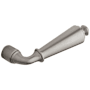 Baldwin Pair of Estate Levers without Rosettes Locking/Latching Mechanism Purchased Separately Lifetime Satin Nickel