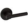 Baldwin 5137 Non-Turning Two-Sided Dummy Door Lever Set with 5046 Rose from the Estate Collection Oil Rubbed Bronze