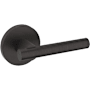 Baldwin 5137 Left Handed Non-Turning One-Sided Dummy Door Lever with 5046 Rose from the Estate Collection Venetian Bronze