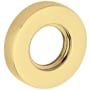 Baldwin 5139 Privacy Rosette Only from the Estate Collection - Pair Lifetime Polished Brass