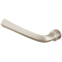 Baldwin Single Left Hand Estate Lever without Rosettes Locking/Latching Mechanism Purchased Separately Lifetime Satin Nickel