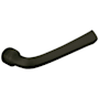 Baldwin Pair of Estate Levers without Rosettes Locking/Latching Mechanism Purchased Separately Satin Black