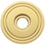 Baldwin 5147 Privacy Rosette Only from the Estate Collection - Pair Non-Lacquered Brass