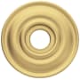 Baldwin 5148 Privacy Rosette Only from the Estate Collection - Pair Lifetime PVD Satin Brass